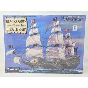 The Lindberg line #70858 Blackbeard Captain Edward Teach Pirate Ship Sealed U145